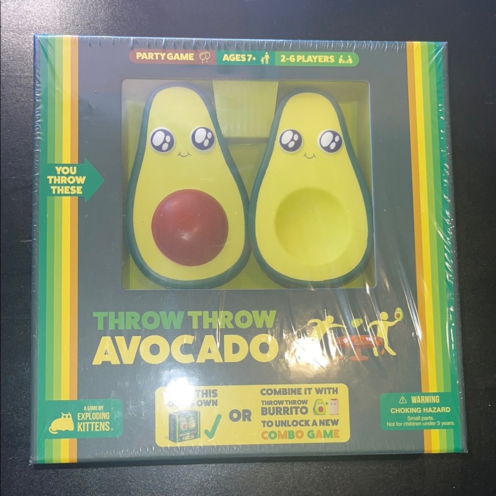 Throw Throw Avocado Party Game